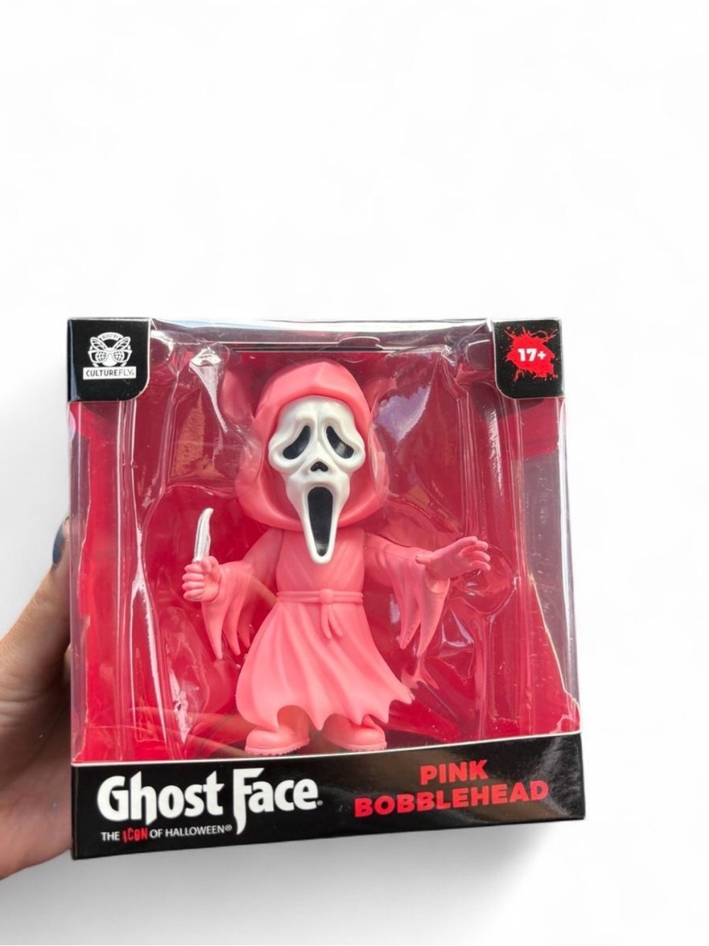 Ghost Face Pink Bobblehead